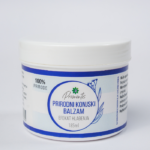 Prirodni konjski balzam Promontis u belom plastičnom pakovanju od 185 ml sa plavo-belim etiketom. Sadrži prirodne sastojke poput mentola, eukaliptusa i kamfora, pružajući osećaj hlađenja i trenutno olakšanje za bolove u mišićima i zglobovima.