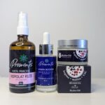 SET ZA UJEDNAČEN I BLISTAV TEN- tonik za lice, serum i krema